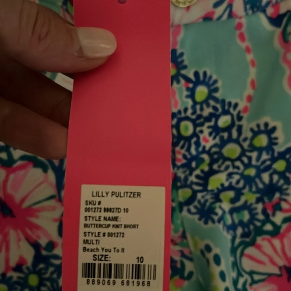 Lilly Pulitzer buttercup knit short in beach you to it size 10 NWT 10